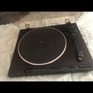 old record player